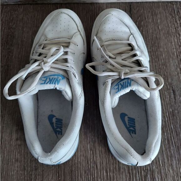 Vintage Nike Sneakers White & Blue Size 5.5Y - Picture 6 of 9